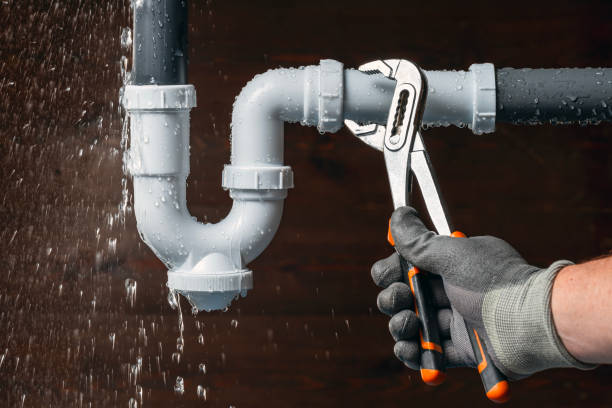 Professional Sewer Line Repair technician working in Newark, TX